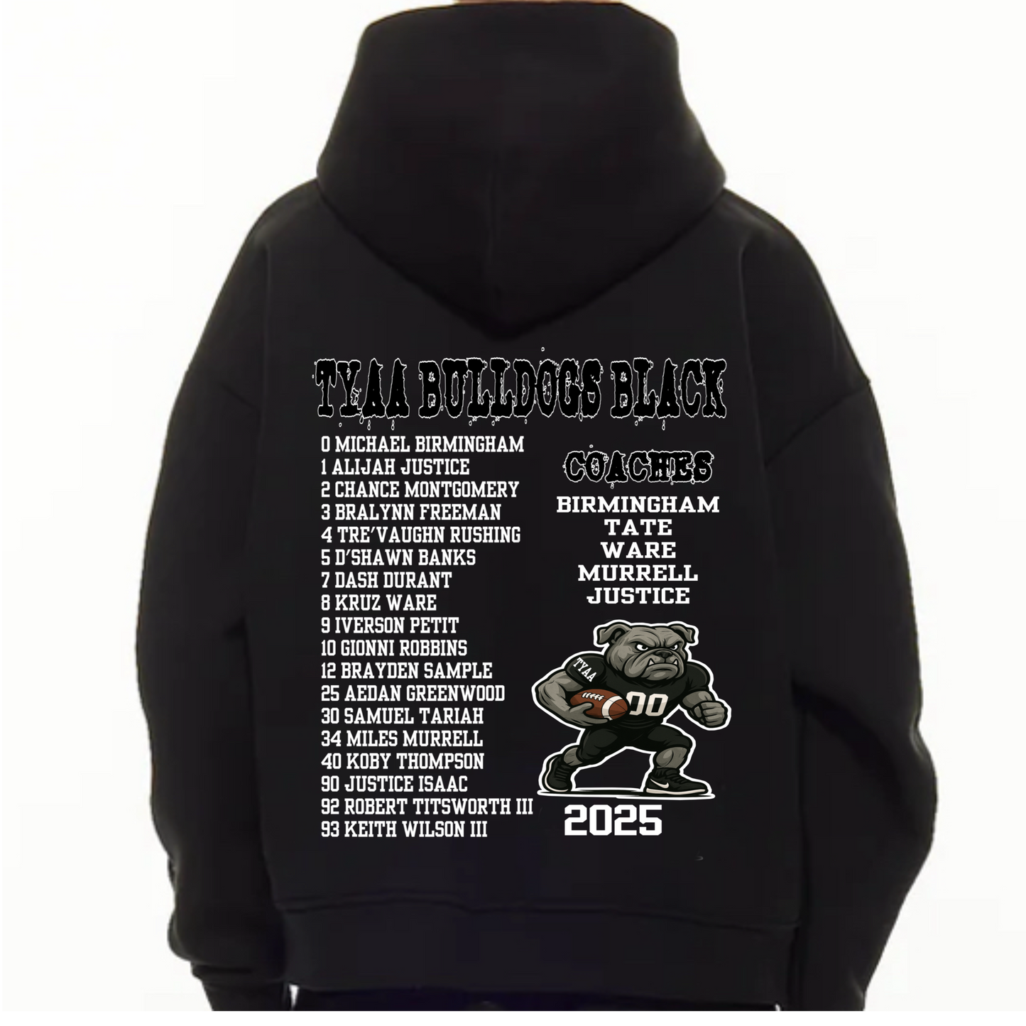 Bulldogs Black 5th Grade