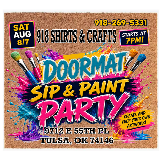 Doormat Paint Party 8/7