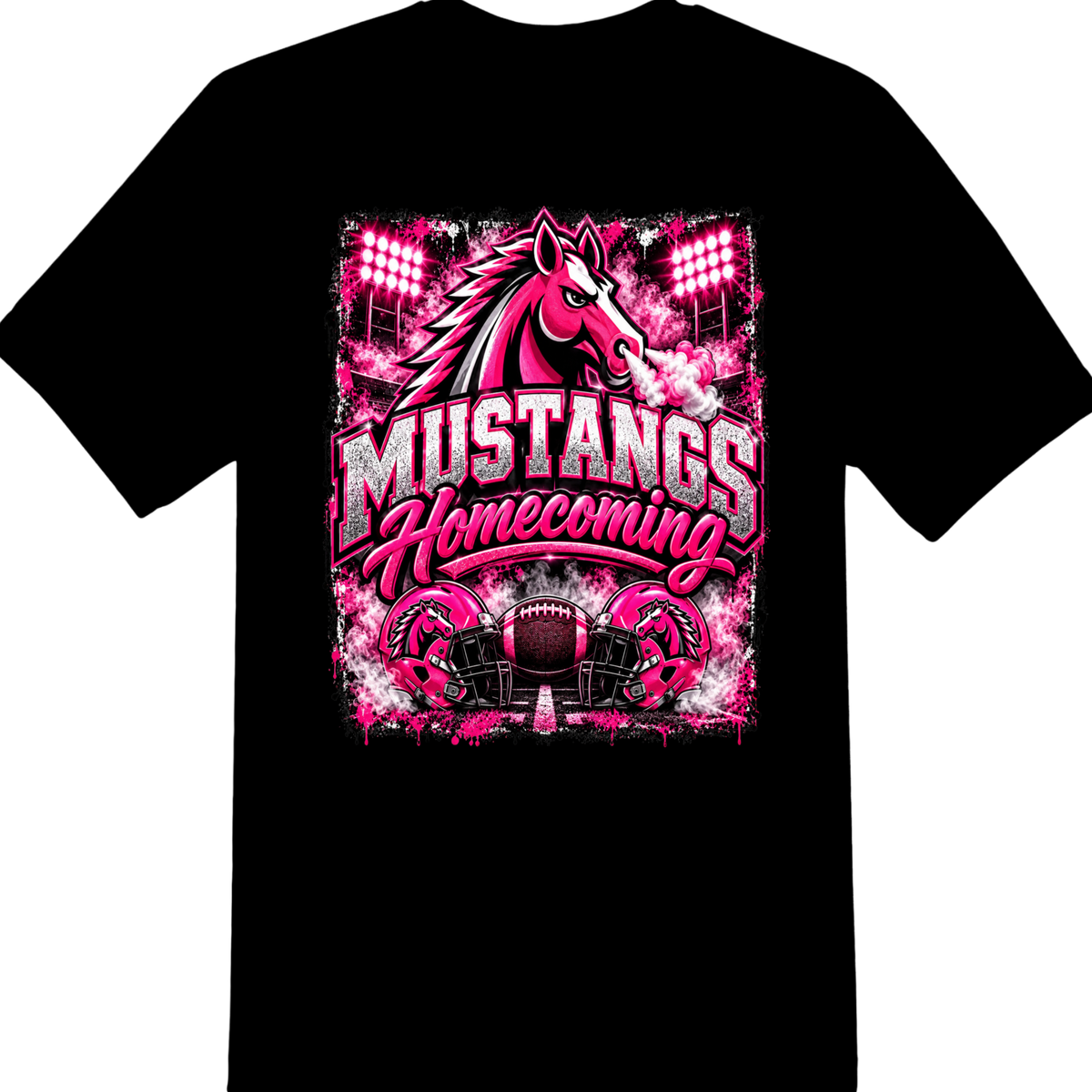 Breast Cancer - Football- Mustangs