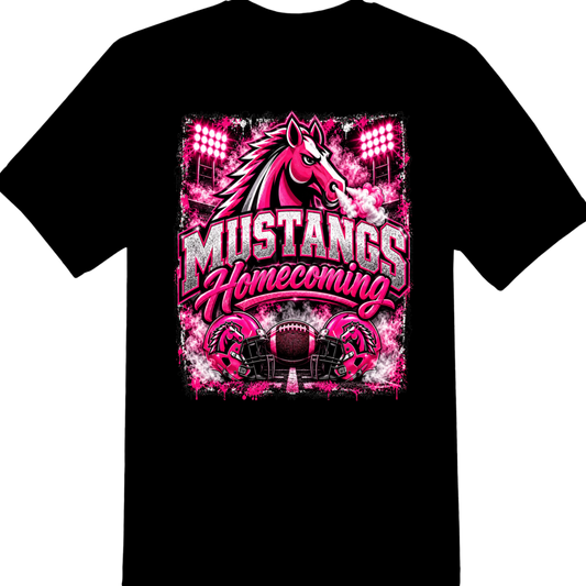 Breast Cancer - Football- Mustangs