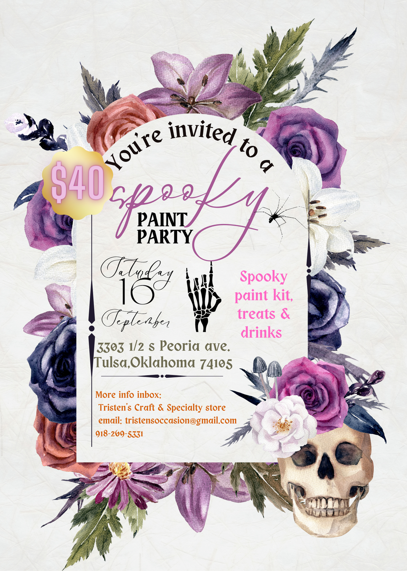 Spooky Paint Party